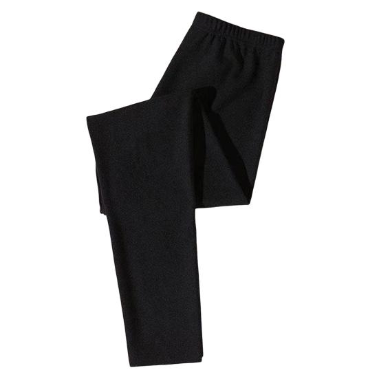 Dámské spodní kalhoty s vysokým pasem DE Velvet Skinny Fit dlouhé kalhoty na jógu jednobarevné zimní termo legíny na jógu