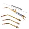 4Pcs Welding Torch Kit for 3/8" 24 Connection Use with CGA 200 Acetylene and CGA 540 Oxygen Tanks Copper Construction