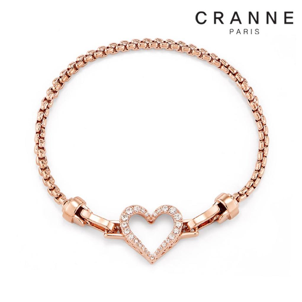

Heart Cubic Point Bracelet C24BB074 rose gold