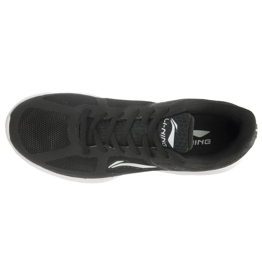 New LiNing Breathable Low Top Running Shoes Women's Black White ARBL038-4