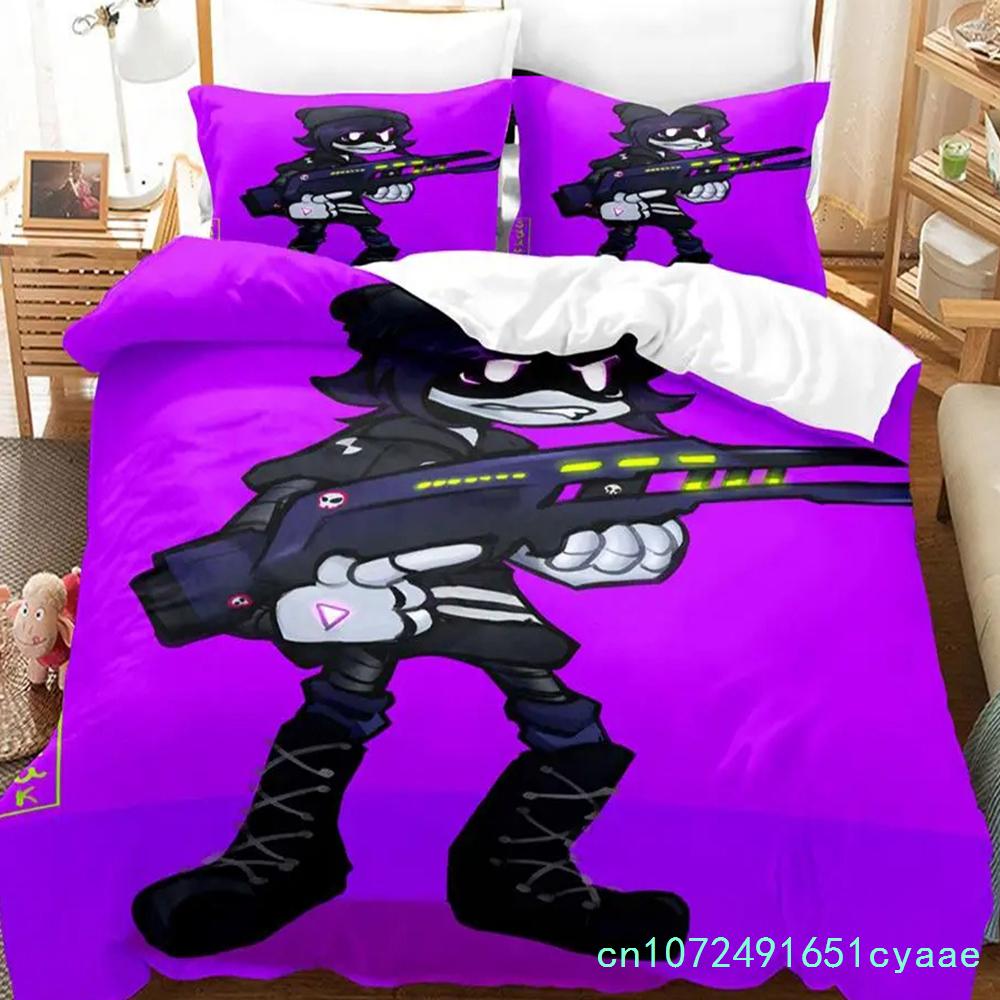 Anime Murder Drones Ložní souprava Chlapci Dívčí Dvojčata Queen Size Povlak na polštář Povlečení na postel Chlapci Móda pro dospělé Bytový textilextile