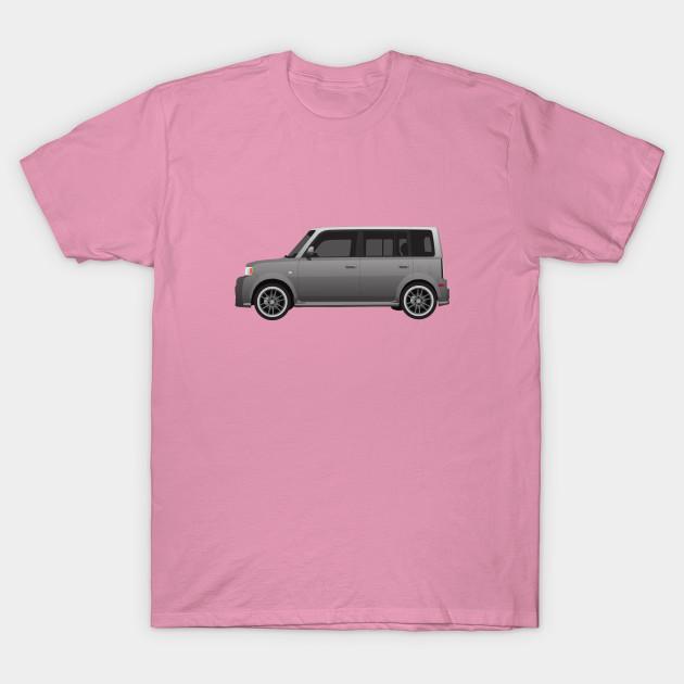 T Shirt Women Vectored Boxcar Silver Harajuku Print Kawaii Tshirt Summer Short Sleeve Female T-Shirt Top Tee