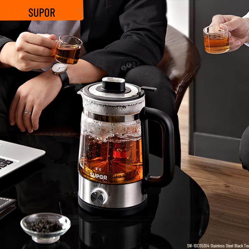 SUPOR 1L Retro Health & Tea Electric Kettle CN plug (adapter included)