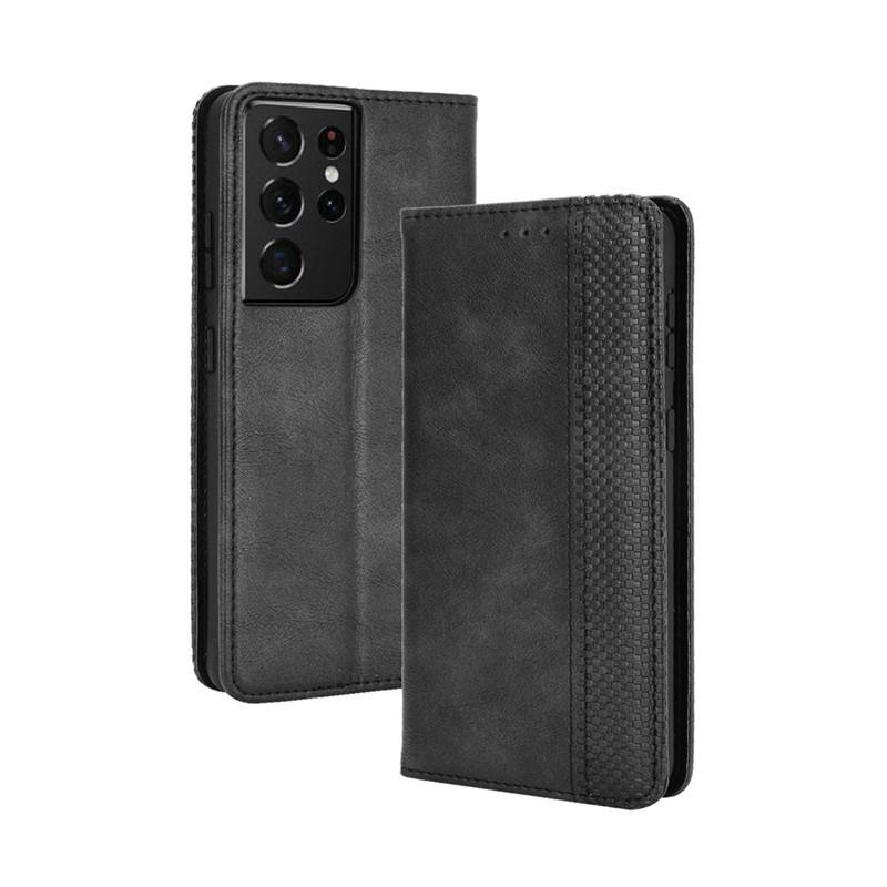 Suitable for Samsung Galaxy S26 Ultra Phone Case, S22 Phone Leather Cover, S25 Plus Magnetic Flip Cover, S24