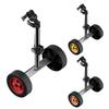 Weed Wacker Auxiliary Wheels Adjustable Height Lawn Mower Attachment Wheels Walk Behind String Trimmer Wheels for Easy Push Weed Trimmer