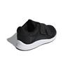 Adidas Fortarun X Round Toe Lace-Up Durable Breathable Low-Top Walking Shoes Baby Shoes Black B96231