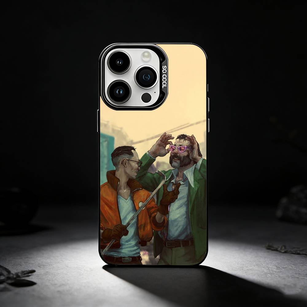 Game D-Disco E-Elysium Phone Case For iPhone 17,16,15,14,13,12,11 Plus,Pro Max,XS,Colored silver phone case iPhone15plus
