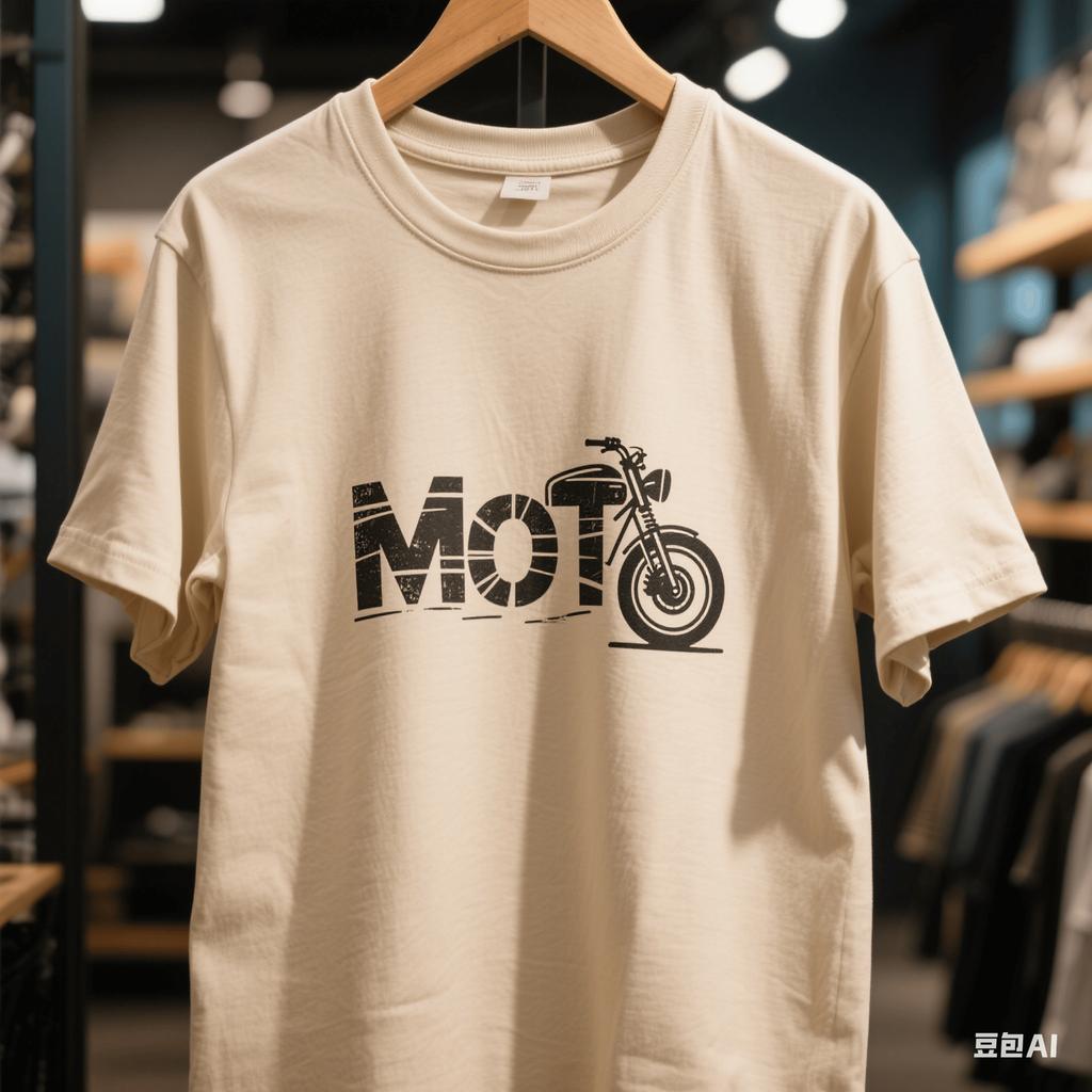 2025 Summer Men's Cotton T-shirt Motocycle Moto Wheel Print Loose Sweat-absorbing Sports Cycling Print Tee Top