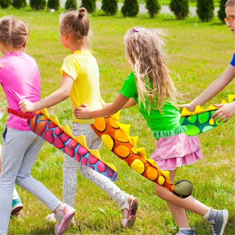 Dinosaur Tail Dinosaur Dress up Costume Accessories Adjustable Length Halloween Dress up Tail for Boy Girl Birthday