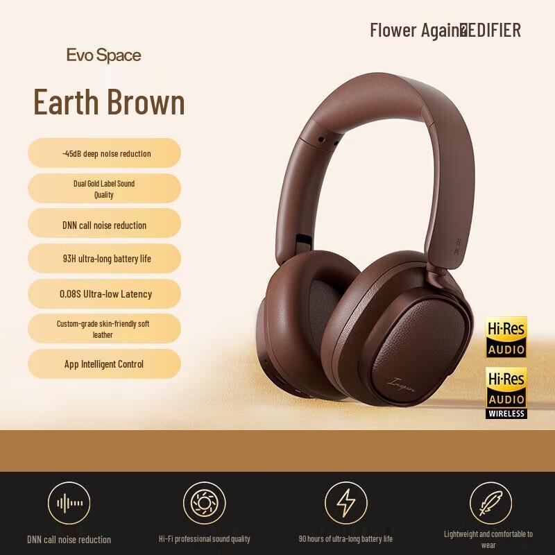 Edifier Evo Space Active Noise Cancelling Bluetooth Headphones