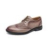 Men's Cross-Border Leather Loafers: Lace-Up, Hollowed-Out, Brogues, Business Casual Shoes