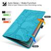 Compatible with Honor 9 / 12.1-Inch Tablet Case with Tree of Life Embossed Pattern, Built-in Stand, Shockproof Slim Folio Cover with Auto Sleep/Wake