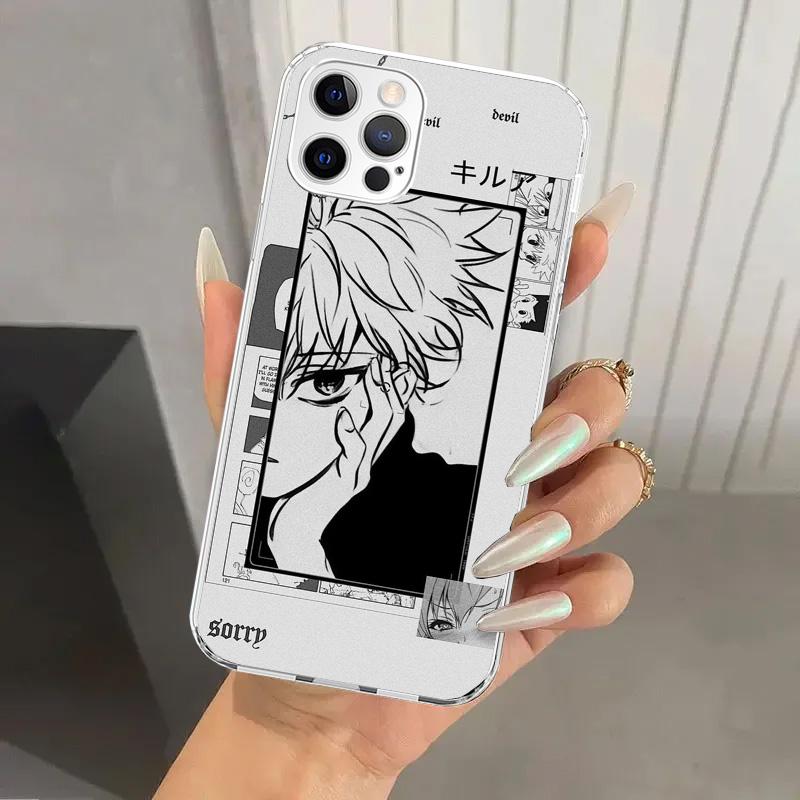 Hunter HXH Killua Phone Case for Iphone 17 Air 16 15 Plus 14 13 Mini 12 11 Pro Max 16E 7 8 SE 2020 Soft Funda Print Shell 17 Air
