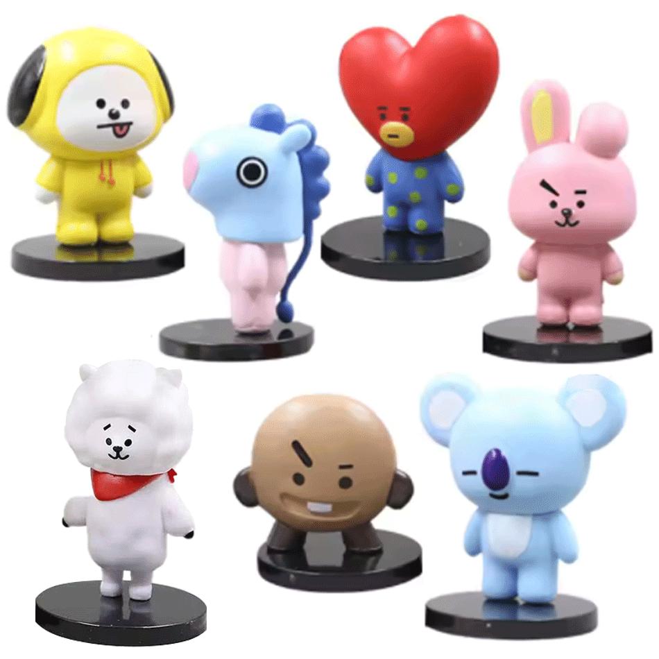 BT21 - 7/14pcs Korea Pop Kpop Mini Figures Set BTS Bt21 Koya Model Creative Desktop Accessories Toy for Children s Birthd