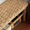 Solid Wood Stools Nordic Living Room Rattan Bench Entrance Hall Square Shoe Change Stool Modern Home Decoration Furniture