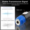 Xiatiaosann Speakon Adapter 4 Pole Speakon Connector Male TS Female Audio Plug for Neutrix Speakon NA4LJ NA4LJX NL4MP NL4MPR NL4FC NL4FX 4pcs - 6.35mm