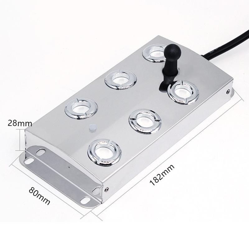 6-Head Ultrasonic Fog Maker Humidifier for Hotel, Garden, Pond, and Pool