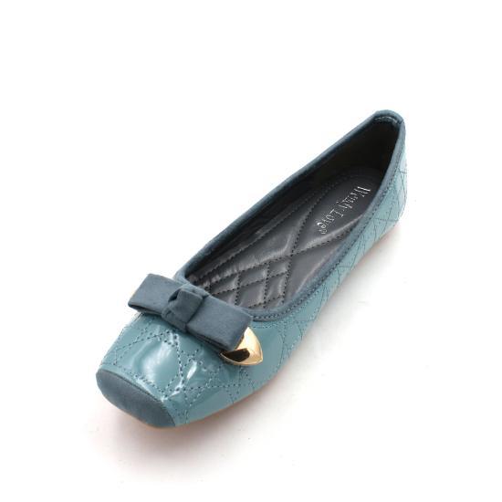 Fashion Doudou Square Toe Flat Shoes for Women 2024 New High Quality Genuine Leather Soft Sole Large Size