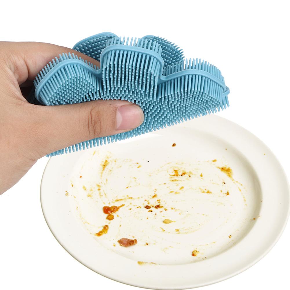 

Многофункциональная подвесная бытовая кухонная щетка для мытья посуды, синяя синий