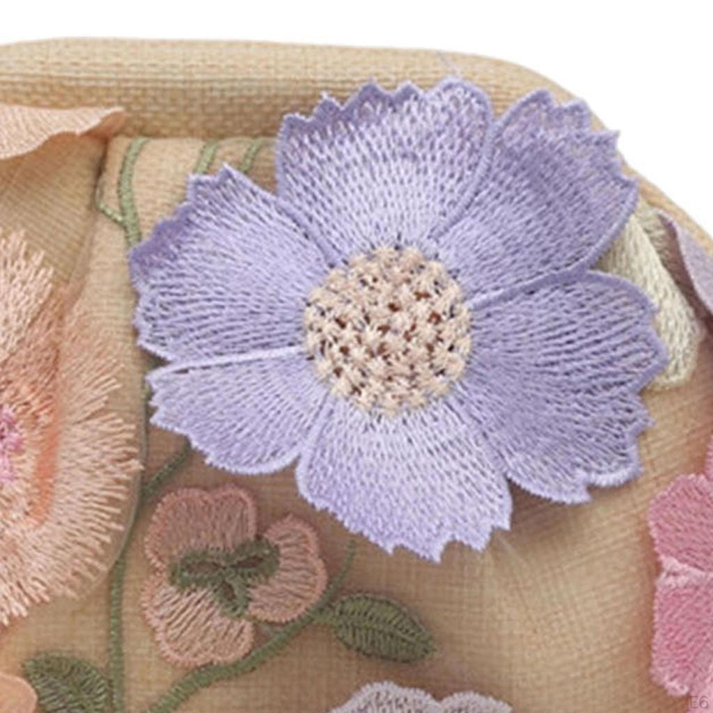 Women's Floral Clutch Elegant Lightweight Crossbody Purse for Engagement Banquet