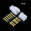 Secure Wiring Connection 2 8mm Male and Female Car Connector Set 10 Packs