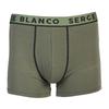 Set of 2 Khaki-shade Cotton Boxers for Men SERGE BLANCO
