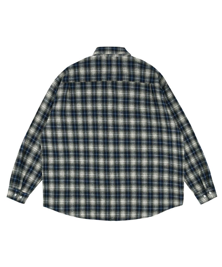 RAW LAB Daddys Ombre Check Shirt - Blue