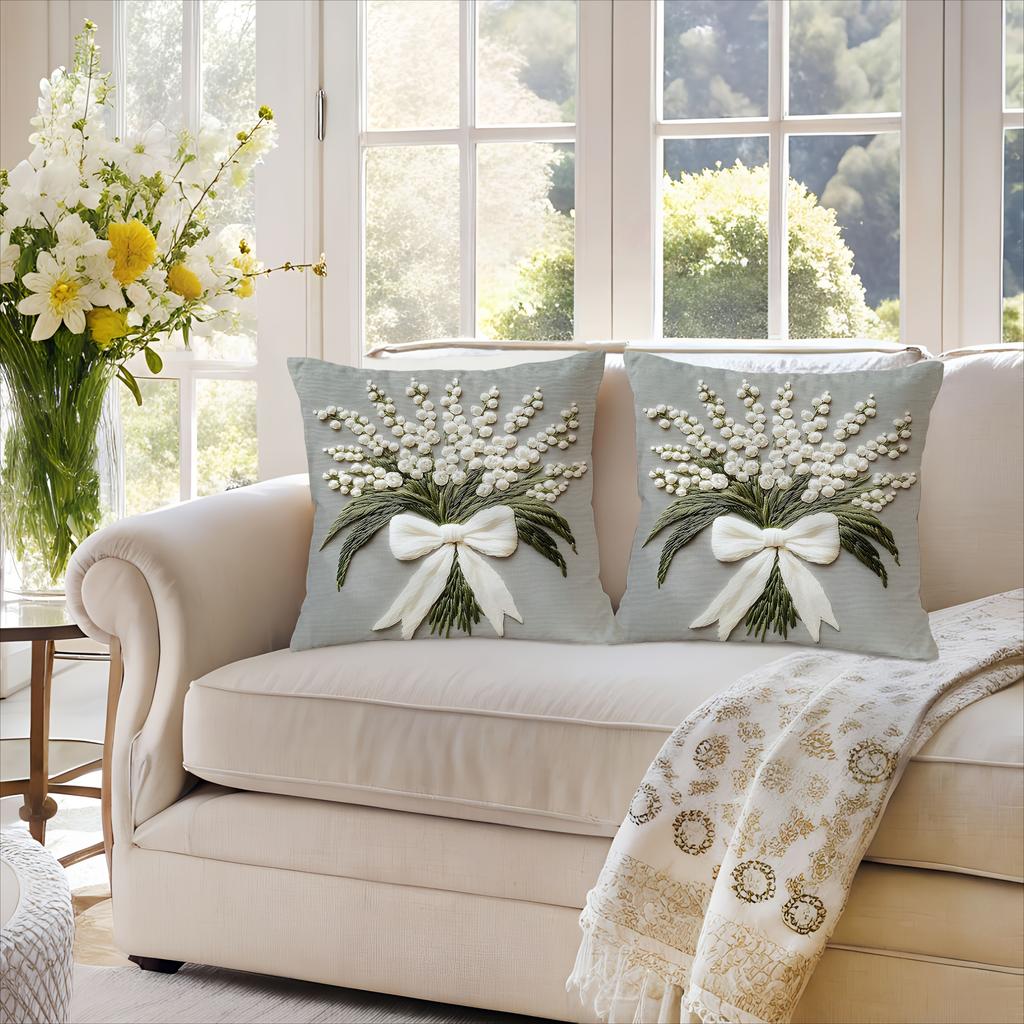 Comfortable Decor Pillowcases, Modern Boho Countryside Decorative Cushion Covers, Comfortable Bedding, Without Pillow
