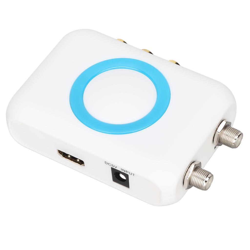 HDM66 HD Modulator Support PAL NTSC Format Output RCA To RF Modulator for Home TV Replacement