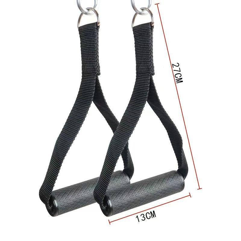 High Quality Gym Strength Training Triceps Straps Home Exercise Cable Pull Pulley Factory Direct Latest Design красный
