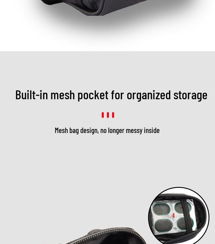 Bike Seatpost Saddle Bag - Rear Seat Cushion Bag for Cycling & Mountain Bikes