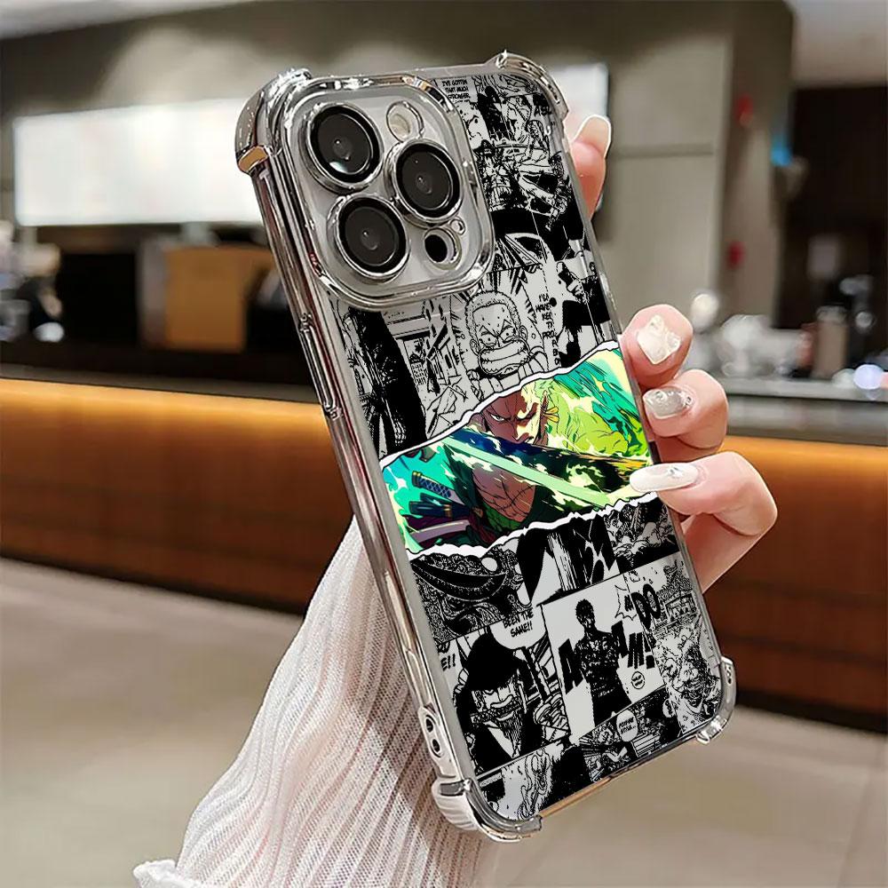 Japan Anime Hot One Pieces Soft Funda For iPhone 17 Pro 16 15 14 13 12 11 Pro Max Case 17 Plus 17E 16E 17Air Silicon Phone Cover