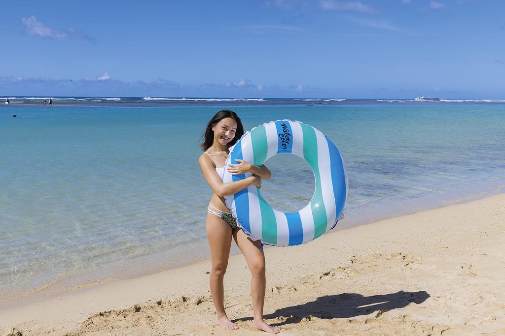 Igarashi Aquarell Schwimmer 100cm mit Seil (Grün) RLB-103V