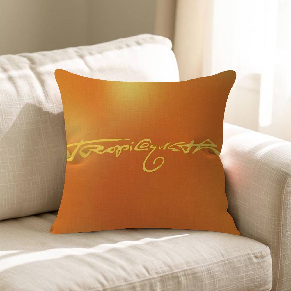 Kkarol G Tropicoqueta Pillow Cover Design Cushion Cover Decor Holiday Decorati