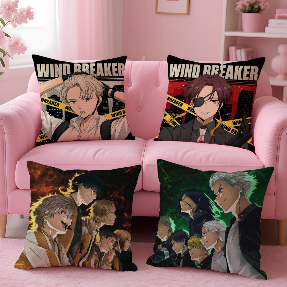 Popular WWind Breakered Cushion Cover Comfortable Durable Pillow Cover MultiScene for Home Office Car Sofa
