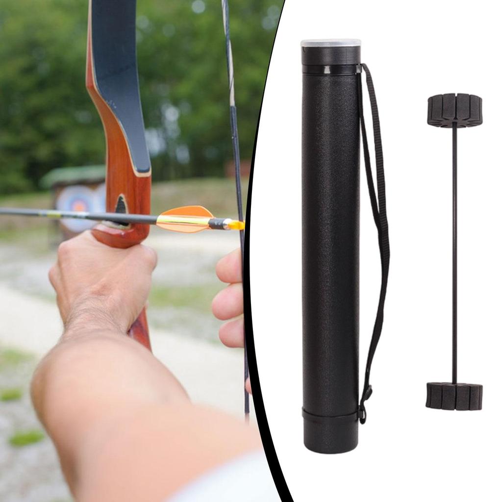 Archery Arrow Case,Practical,Storage Case,Large Capacity,Lightweight Adjustable for Adults Carrier Quiver Tube with Divider Rack