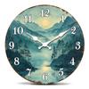Creative Modern Wall Clock, Unique Number Design Non-Ticking Silent Decor, Perfect Gift for Home Decor Enthusiasts