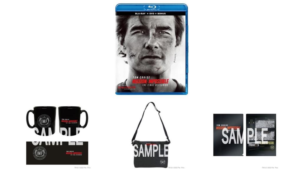 Final Reckoning DVD Set with Original Sacoche and Metallic Clear File Collection 3 A3 Visual Mission Impossible Blu-ray + Mug, Bag, (Includes