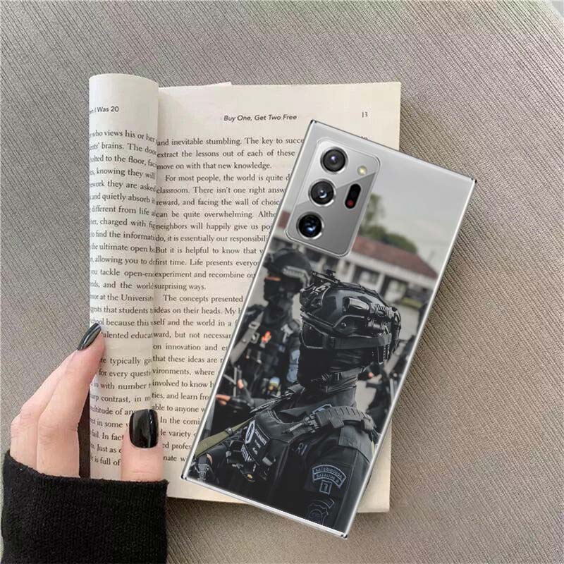 Power Army Soldier Phone Case for Samsung A17 A37 A57 A54 A14 A24 A34 A07 A04S A02S A12 A22 A32 A52S A16 A26 A36 A56 A72 Galaxy