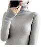 Slim Fit High Neck Sweater for Lightweight High Tight Long Cashmere Office Simple [Dep Club] Women, Turtleneck, Neck, Fit, Sleeves, Fall/Winter Top,