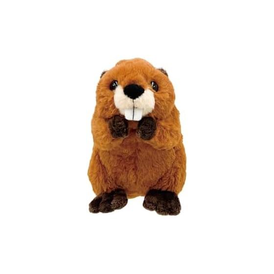 Plush Toy Fluffy Beaver No. 186 Marine Life Animal Cute Plush Toy Manufacturer Cute JINHAN Soft Healing Cute Expression Gift Recommended Approx. H16