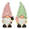 Lot de 2 décorations nains de jardin en magnésie 21cm