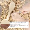 Good-Portable Wood Carving Spoon Blank Set 4PCS, Unfinished Beech And Walnut Wooden Spoons For Art Projects
