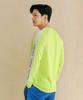 Tyubeuteuli Men'S Surfline Loose Fit Long Sleeve Rash Guard A509 Fluorescent Green