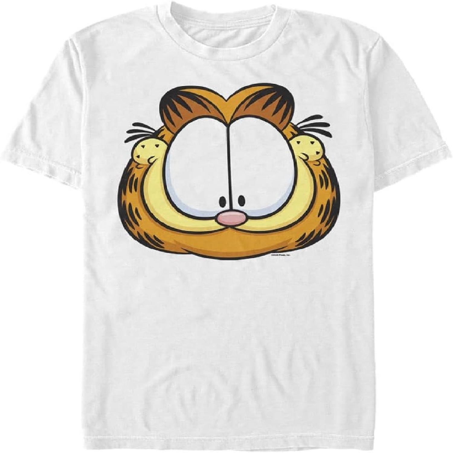 Nickelodeon Men s Tall Garfield Big Face T-Shirt XXXXXL белый