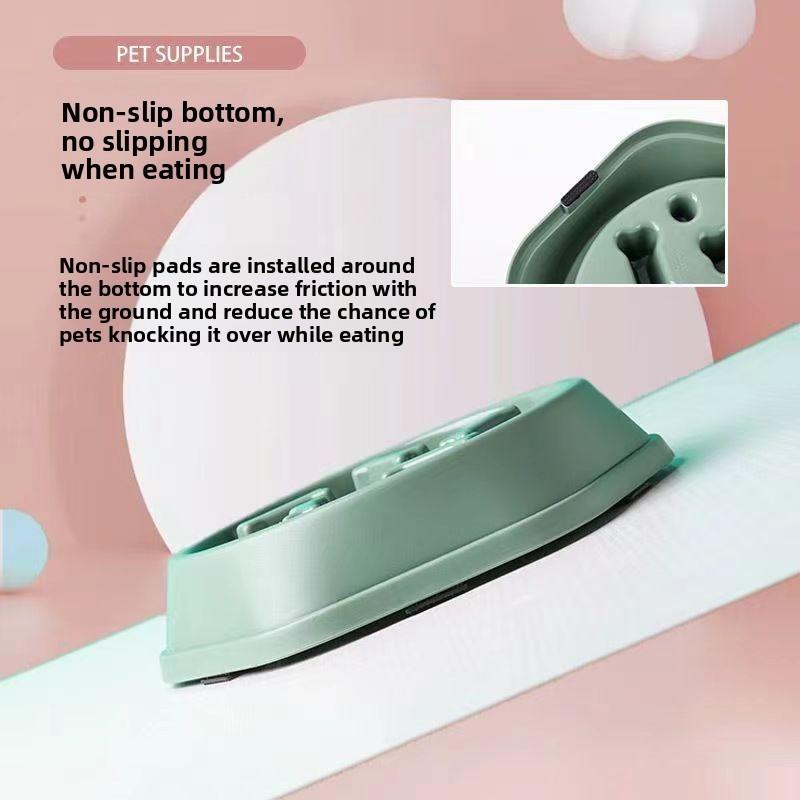 Dog Bowl, Anti-choking Slow Food Bowl, Small and Medium-sized Dog Feeder Bowl, Cat Food Bowl, Dog Food Anti-tipping, Pet Supplies