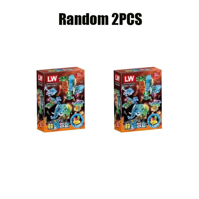 NEW Cute Style Tralalelo Tralala Figure Block Toy Tungtungtung Italian Brainrot Al Tralalero Tralala Building Blocks Blind Box