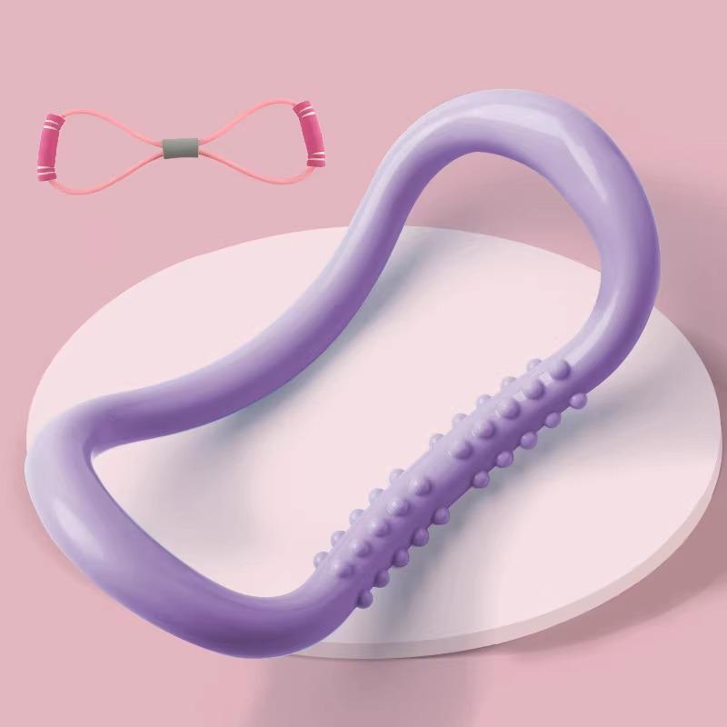 Magic Resistance Pilates & Yoga Ring: Lower Limb Muscle Trainer for Home Fitness, Ideal for Middle-aged and Elderly Leg Workouts
