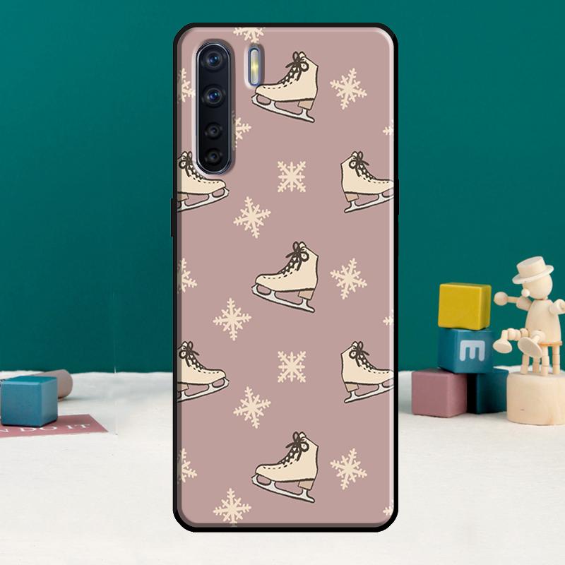Ice Skating Phone Case For Oppo A40 A60 A80 A78 A98 A18 A38 A58 A15 A17 A77 A74 A94 A54 A57S A16 A76 A96