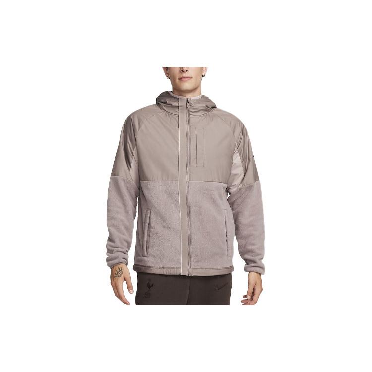 Куртки Nike Мужские Светло-кофейные С капюшоном Умеренные Другие DX8453-209 L